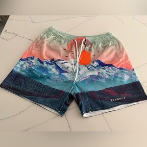 YoungLA Mysic Mountain Shorts with Drawstring